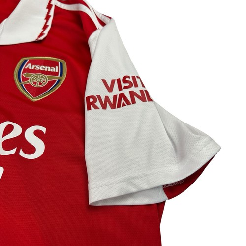 ARSENAL / ADIDAS - Fly Emirates Visit Rwanda Mens 2XL Slim Jersey Soccer Shirt - Picture 5 of 20