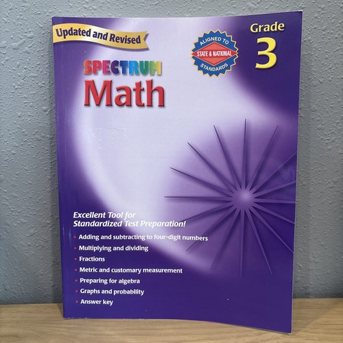 Spectrum Math Grade 3 Homeschool Workbook Activities And Practice