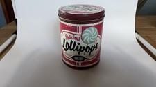 Lollipops Blechdose Vintage Nostalgie Sammlerstück  inkl. Lollis