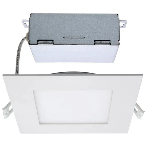 12W LED 6" Downlight Edge-lit CCT Selectable 120V Dimmable Remote Driver - SQUAR - Picture 1 of 7