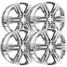 Set Of 4 Oe Wheels Cv57 22x9 6x5.5 28mm Chrome Wheels Rims 22 Inch Set Of 4 Oe Wheels Cv57 22x9 6x5.5 28mm Chrome Wheels Rims 22 Inch