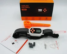 Wireless Dog Fence - F820 GPS Electronic Boundary Fence E-Collar NEEDS CHARGER