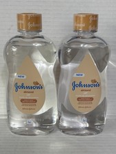 Johnson s Baby Almond Oil Mineral Formula Pure Almond Oil 14 oz ea-2 bottles NEW