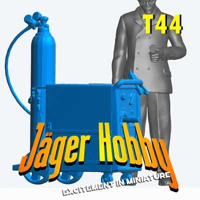 JAGER HOBBY T44 1/43 1/18 Modern MIG Welding Set with Gas Bottle and Torch – Multi Scale Mod