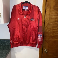 Vintage Logo Athletic Tampa Bay Buccaneers Full Zip Jacket Large Game Day NFL