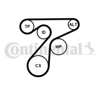 6PK1345K3 Continental Ctam Keilrippenriemensatz FüR Mini
