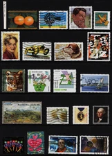 2011 Collection US stamps (used set of 20) Forever OFF paper -f322