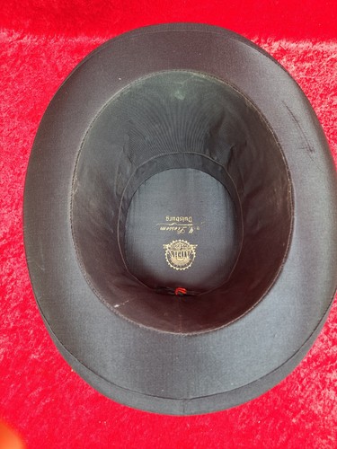 Cappello A Cilindro, Bello, Vecchio, Chapeau Claque, Taglia 59-60 - Foto 5 di 7