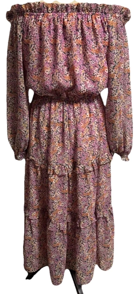 Vestido Floral Lauren Conrad Talla M Pradera Cottagecore Campesino Verano Foto 4 de 4