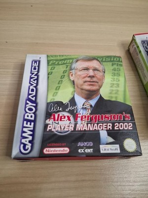 Alex Ferguson Player Manager Manager 2002 für Gameboy Advance GBA New Old Stock
