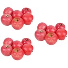  3 Count Plastik Obst Deko Künstliche Früchte Faux Simulationsfrucht