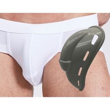 Mens Enlarge Bulge Pouch Protection Cup Pad Silicone Swim Underwear Briefs