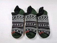 Bombas Original Pattern Lot Of 3 Pairs Ankle Socks Size M