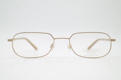 Brille Eschenbach 3354 TITAN Gold Braun Oval Brillengestell eyeglasses Neu