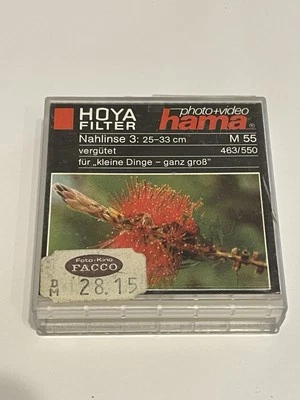 Hoya 55mm Nahlinse 3 (Close-up) Filter - Image 1 of 4