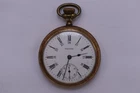Antique Waltham Gold Filled Pocket Watch Pre-Owned Runs (43-63a)