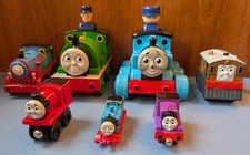 Lot of 7 Thomas the Train Engine Friends train James Charlie Toby