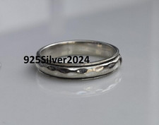 925 Sterling Silver Spinner Ring, Band Wide Band Ring,Handmade Ring All Size