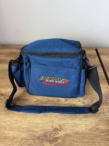 Innova Blue Disc Golf Carrying Bag Tons Of Disc Space With Outer Pockets Clean