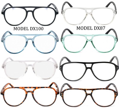 Aviator Classic Style Funky Lesebrille Unisex mit 2 Styles DX87/DX100