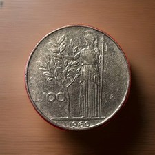 RARISSIMA MONETA DA 100 LIRE ANNO 1960 REPUBBLICA ITALIANA