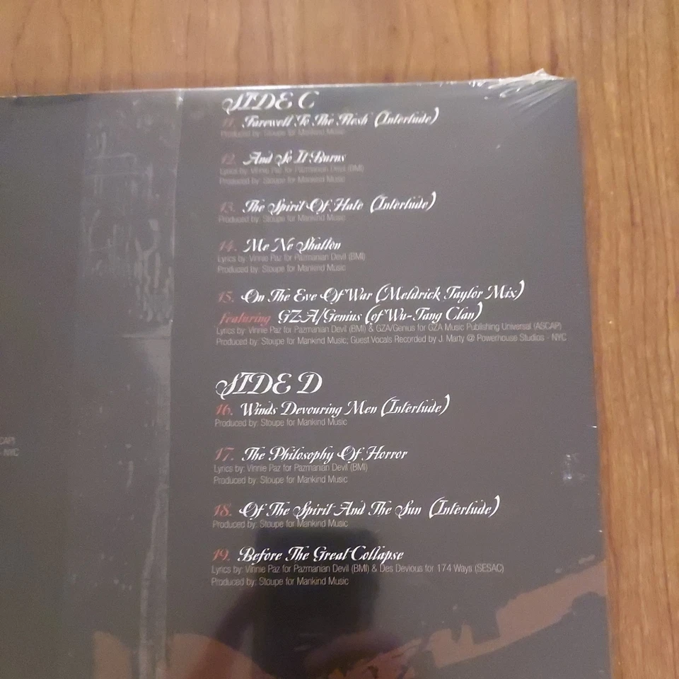 Jedi Mind Tricks VINYL Legacy Of Blood 2013 Orange 2LP Album GZA hip rap wu tang - Image 4 of 4