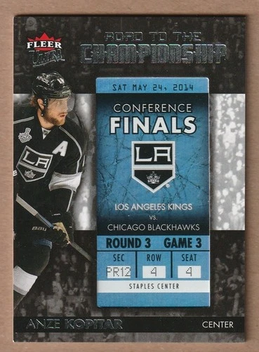 2014-15 Fleer Ultra Hockey ANZE KOPITAR Road To The Championship RTCLAK-AK
