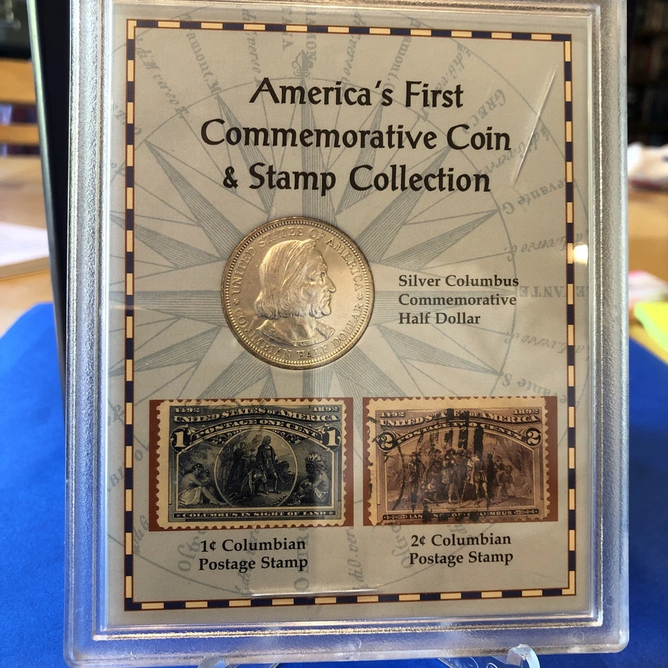 1893 Columbia Expo Unc Coin & Stamps Collection Amazing Display ((Silver)) - Image 2 of 4