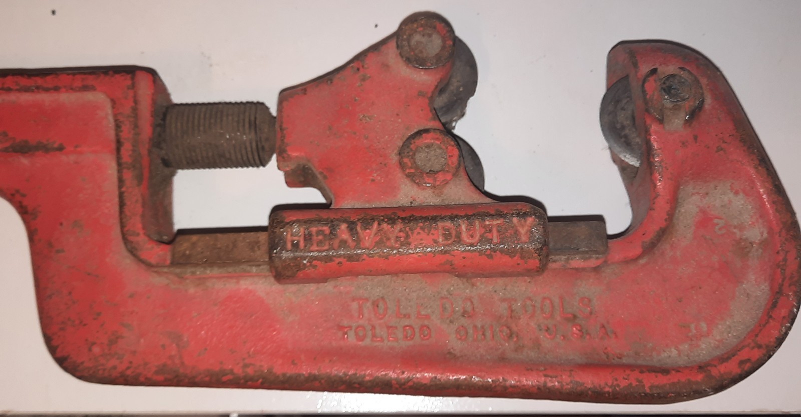 Toledo Tools No. 20 HD Pipe Cutter. 1/8 To 2 Inch Pipe.