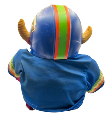Vintage 1986 AmToy My Football Monster Plush Doll w/ Helmet