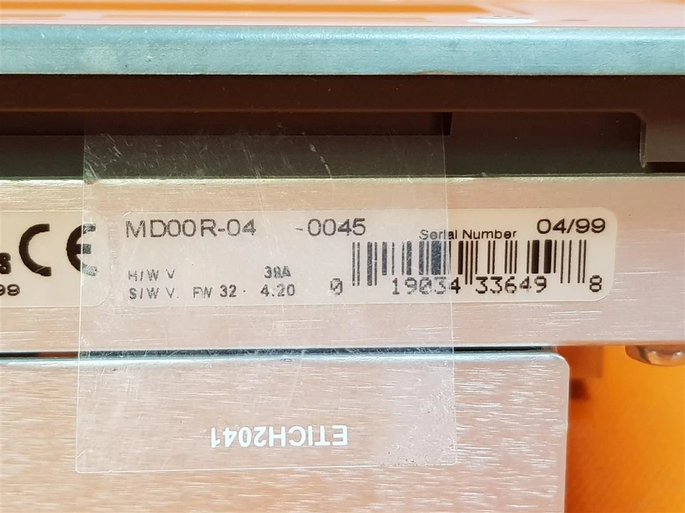 UNIOP Control Unit Type: MD00R-04 - 0045 / H/W: V - S/W V.FW32 - 4.20 - Image 2 of 4