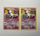 2x Mew #8 Pokemon The Movie Black Star Promo 1999 WOTC Pokemon Card TCG Lot NM+!