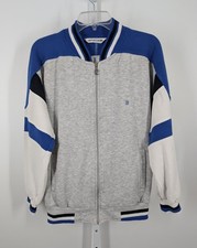 Pierre Cardin Vintage 80s Colorblock Track Sweatshirt Zip Tennis Track Jacket M