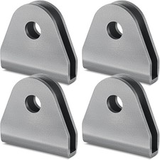 4 Pack Double Shear Tabs Seat Belt Tab Double Shear Limit Strap Weld on Tabs 1/2