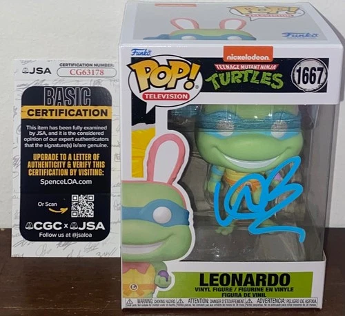 Vanilla Ice Signed Autographed Funko Pop 1667 Ninja Turtles Ice Ice Baby JSA N