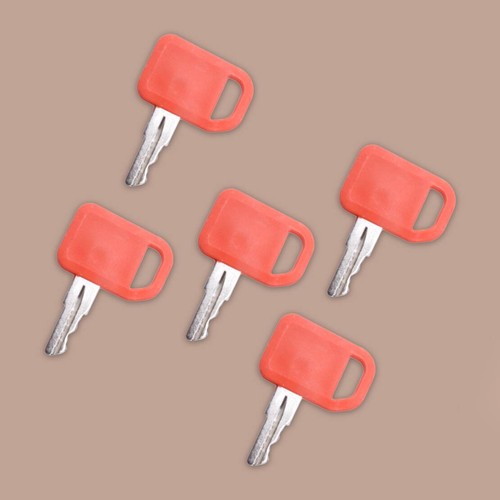 5Pcs 21P Ignition Key Fit for:John Deere Grader Dozer Skidsteer Loader Tractor - Picture 1 of 4