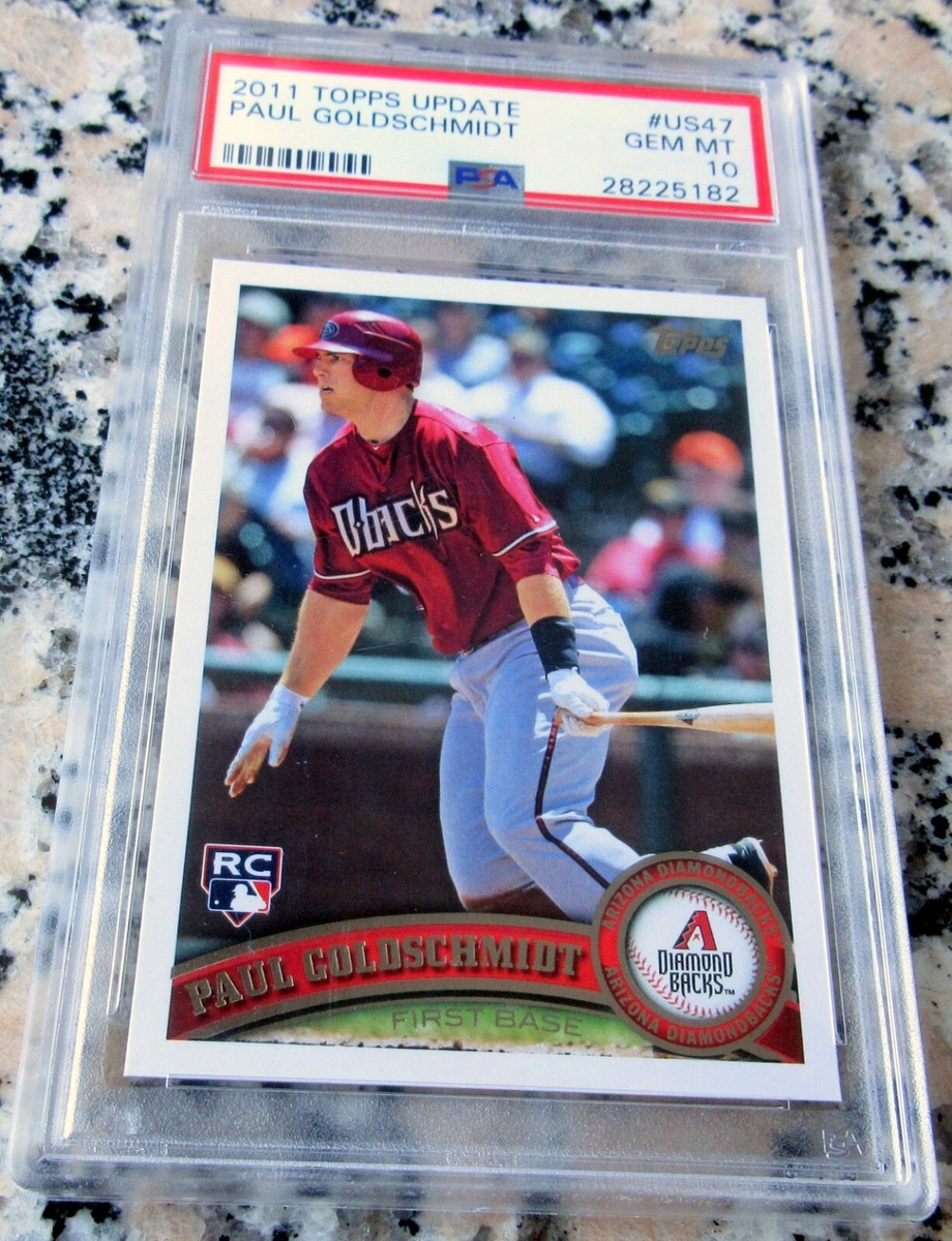 PAUL GOLDSCHMIDT 2011 Topps Update Rookie Card RC PSA 10 GEM MINT 