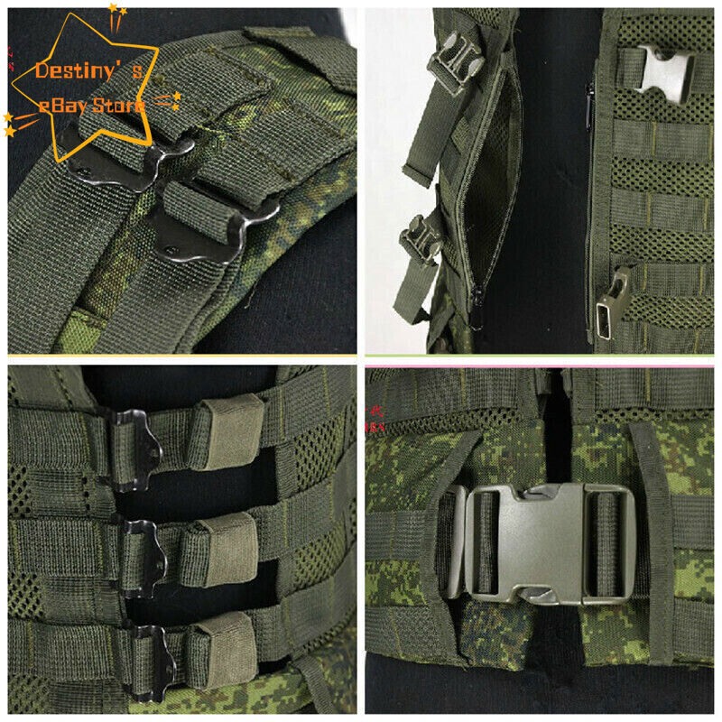 6SH117 Russian Replica Tactical Vest Ratnik AK Combat Equipment EMR Molle Bag