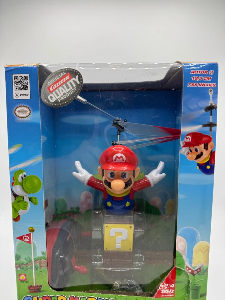 Super Mario Flying Cape Mario Carrera RC Helicopter 2.4 GHz *New - Image 2 of 4