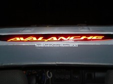 Fits Chevy Avalanche 3rd Brake Light Decal 2002 2003 Fits Chevy Avalanche 3rd Brake Light Decal 2002 2003