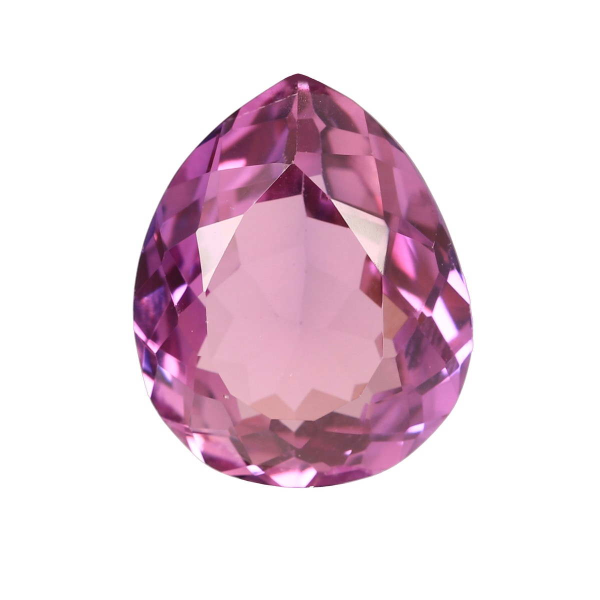 Kunzite Rose Naturelle Du Brésil - Taille Poire, 15.11 Carats, Sans Inclusion Visible
