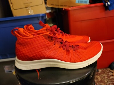 Nike Free Hypervenom 2 FS Gym Red/Light Crimson-Ivory 805890-600 Mens Sz 13