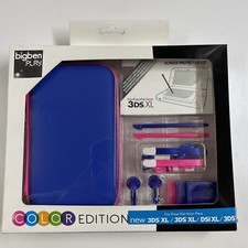 NEUF NEW pochette bleu rose stylet casque nintendo DSI XL DS lite 3DS XL new 2DS