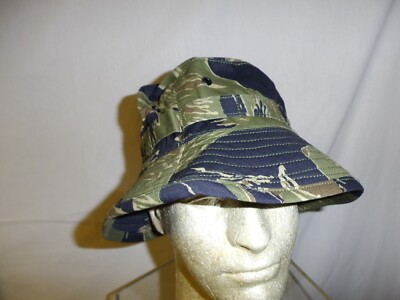 vnth-59 Tiger Stripe Boonie Hat 7 3/8 (59) matches vnt listed uniform W2E