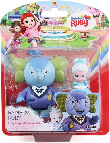 REGENBOGEN RUBINPUPPE 2ER-PACK SILBERBELEUCHTETE THUNDERBELL GINA LING PRINZESSIN KIKI CHOCO - Bild 10 von 24