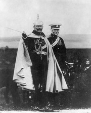 WINSTON CHURCHILL AND KAISER WILHELM 8x10 GLOSSY PHOTO PRINT