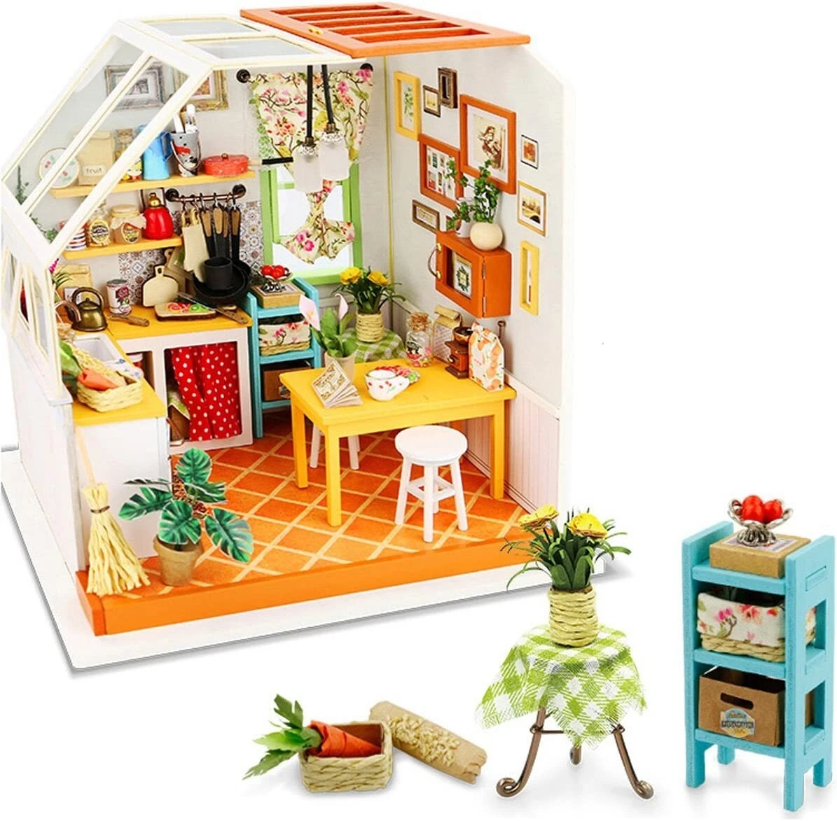 Jason's Kitchen DIY Miniature Dollhouse Kit