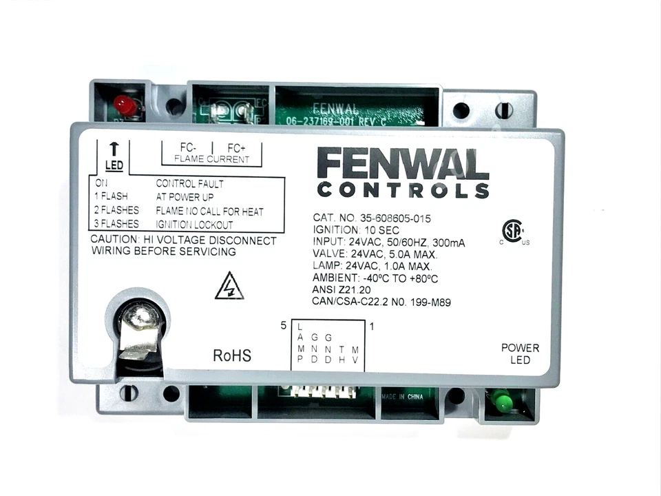 70458601 OEM FENWALL CONTROL, IGNITION 24V NON-EU ROHS FOR ALLIANCE DRYER