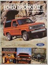 1983 Print Ad Ford Bronco Ii Four Wheel Drive All New Trim Size