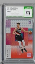 2017 Panini Status Zach Collins Orange CSG 9.5 RC